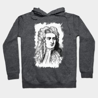 Sir Isaac Newton / Retouched Fan Art Hoodie